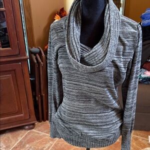 Vintage The Limited Charcoal Cowl Neck Sweater
